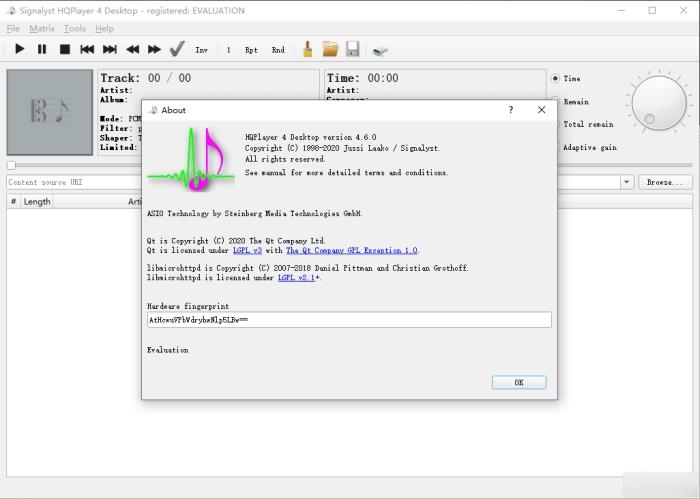 HQPlayer4Desktop,播放器.