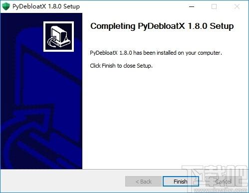 PyDebloatX下载,卸载win10默认应用,卸载软件