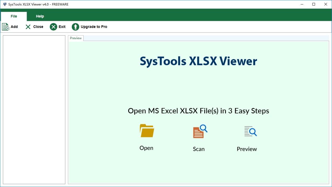 SysTools XLSX Viewer下载,Excel查看器,Excel,查看器,工作表,电子表