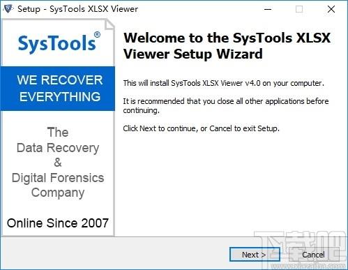 SysTools XLSX Viewer下载,Excel查看器,Excel,查看器,工作表,电子表