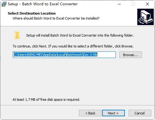 BatchDOCTOXLSConverter,DOC转换.