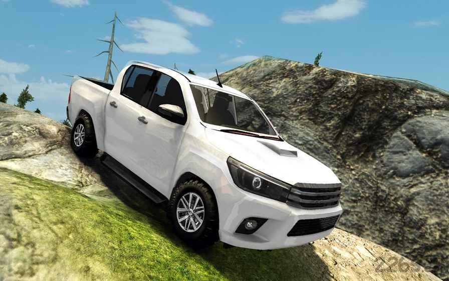 越野hilux的爬坡卡车下载,越野hilux的爬坡卡车,模拟驾驶游戏,卡车游戏