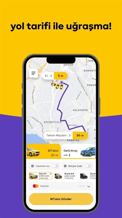土耳其bitaksi打车软件下载,bitaksi,打车app,出行app,土耳其app
